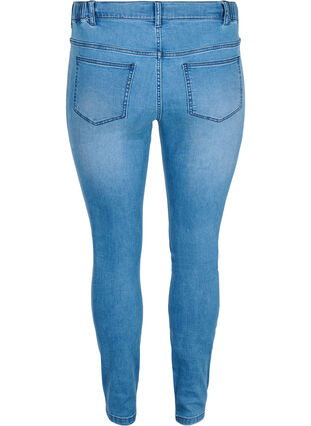 Cropped Sanna jeans with side stripe, Light blue denim, Packshot image number 1
