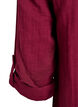 Cotton muslin tunic with broderie anglaise, Dark Bordeaux, Packshot image number 3