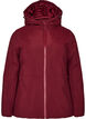 Winter jacket with hood and adjustable waist, Red, Packshot image number 0