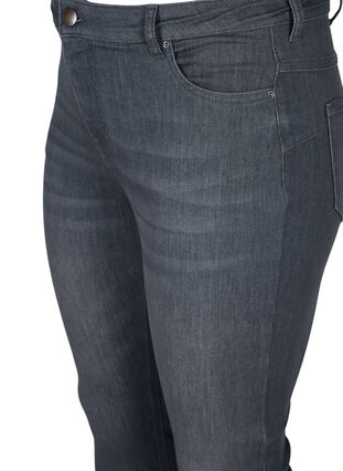 High-waisted, push-up Amy jeans, Grey Denim, Packshot image number 2