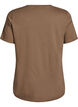 T-shirt with motif, Brown, Packshot image number 1