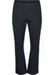 Flared jersey trousers, Black, Packshot image number 0