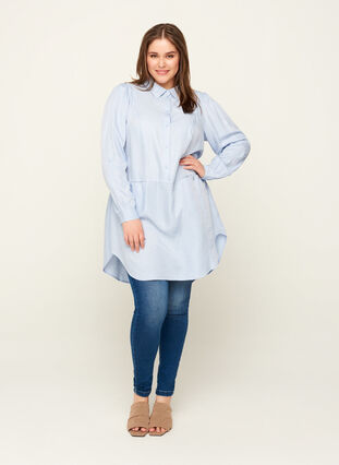 Tunic, Cashmere Blue ASS, Model image number 2
