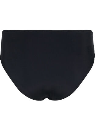 High-waisted bikini bottoms with high-cut legs, Black, Packshot image number 1