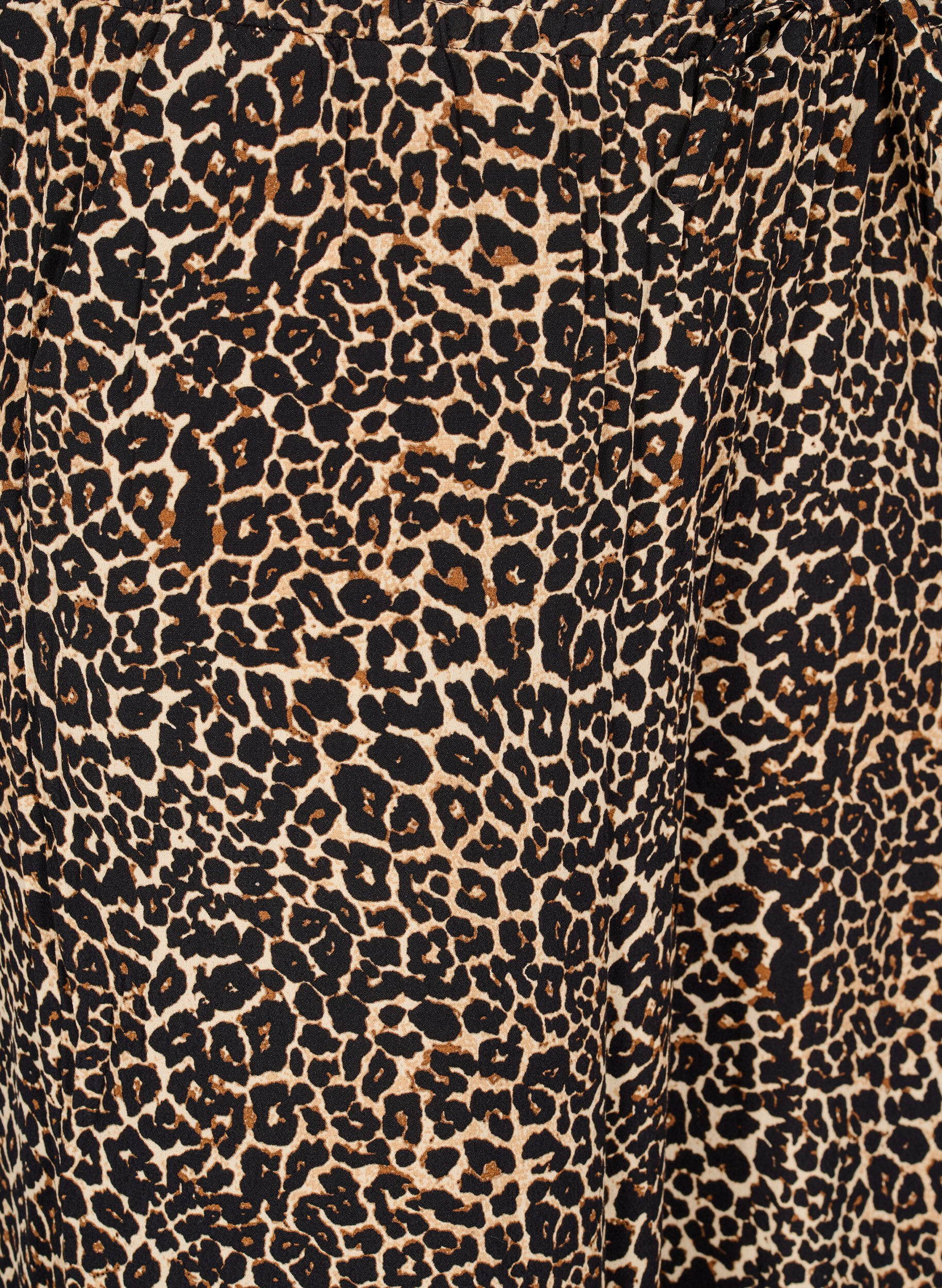 Zizzifashion Loose viscose pants with pockets, Brown, Packshot image number 2