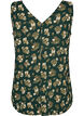 Printed top with v-neck, Green, Packshot image number 1