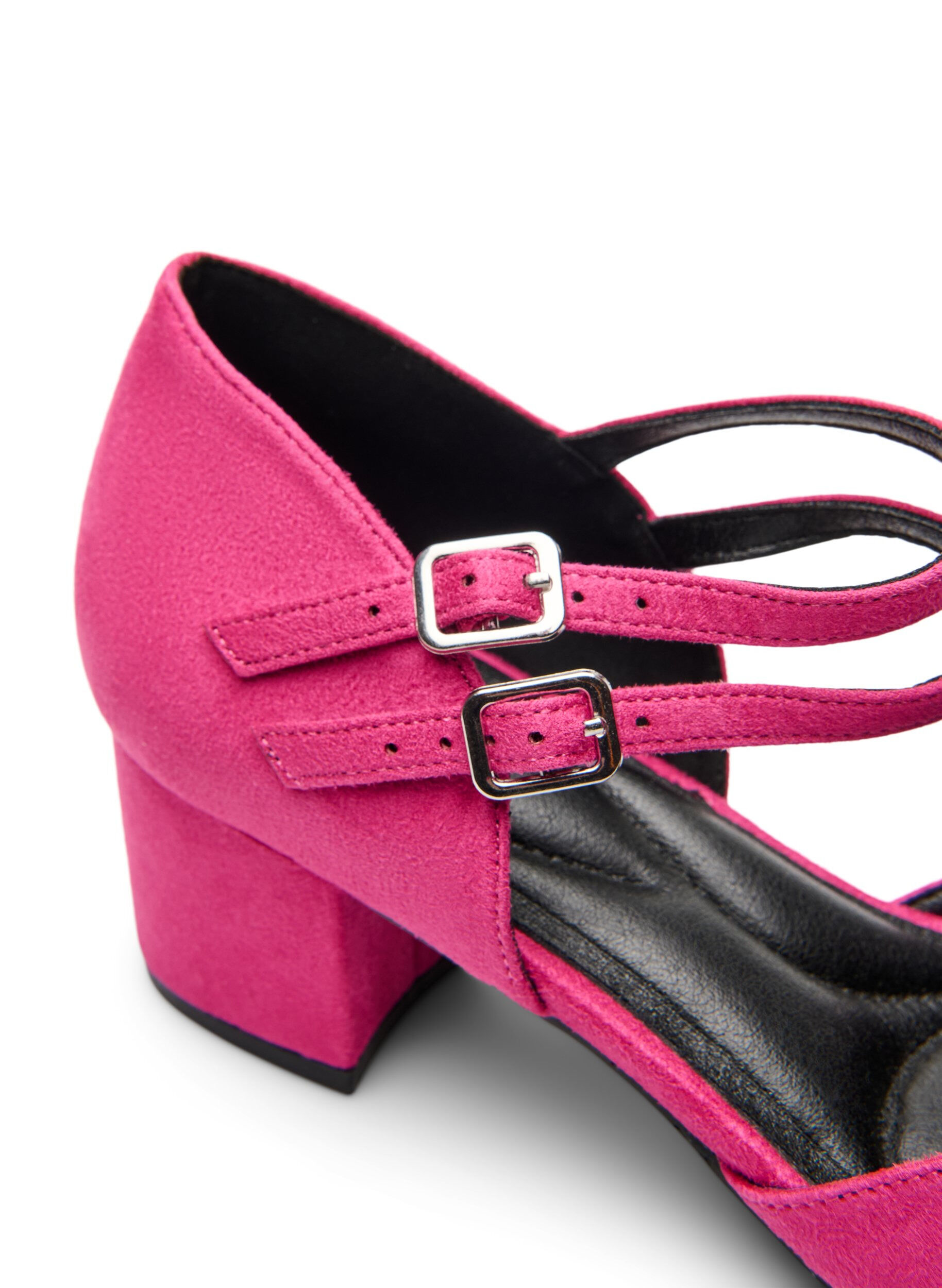 Zizzifashion Pumps with double straps, Pink, Packshot image number 4
