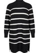 Long-sleeved knitted dress with stripes, Black Cloud D. Comb, Packshot image number 0