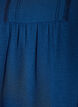Blouse with V-neck and crochet band, Blue, Packshot image number 2