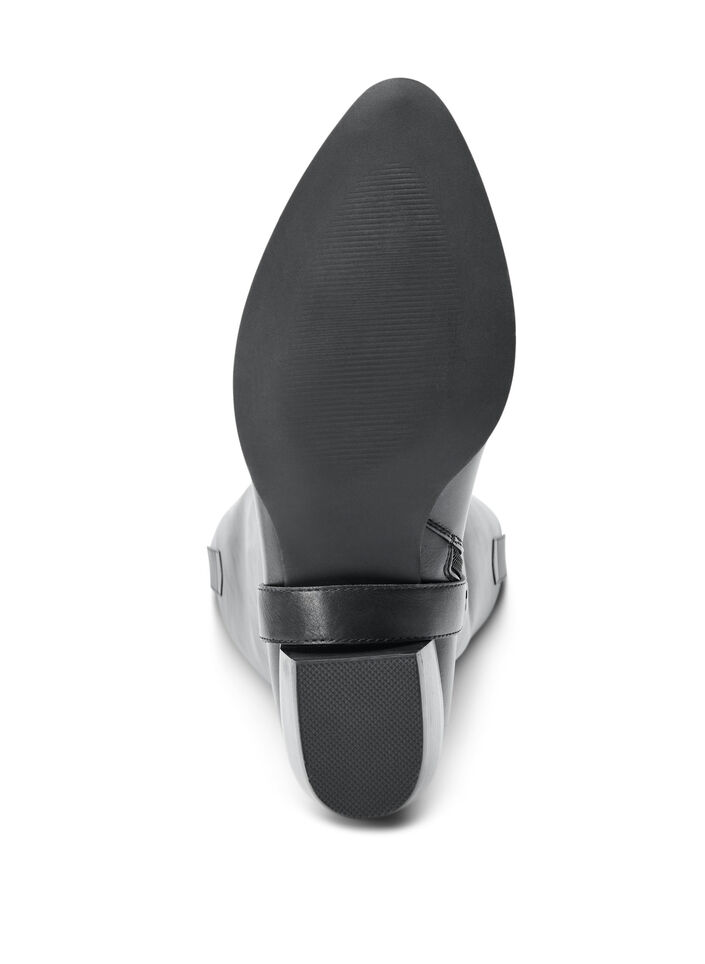 Long boot with detachable shaft, Black, Packshot image number 5