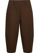 Barrel jeans with a high waist and elasticated waistband, Brown, Packshot image number 0