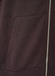 Hooded sweatshirt with a zip and pockets, Brown, Packshot image number 3