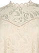 Long-sleeved lace blouse, Champagne, Packshot image number 2