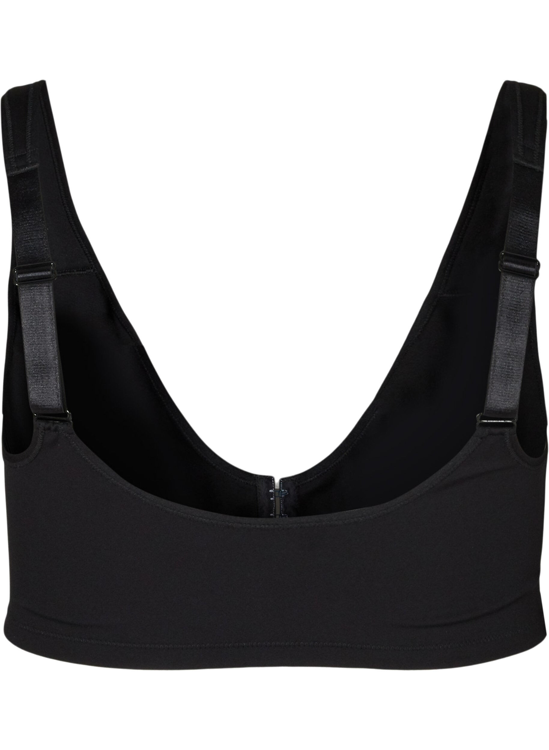 Zizzifashion Bra with front closure, Black, Packshot image number 1