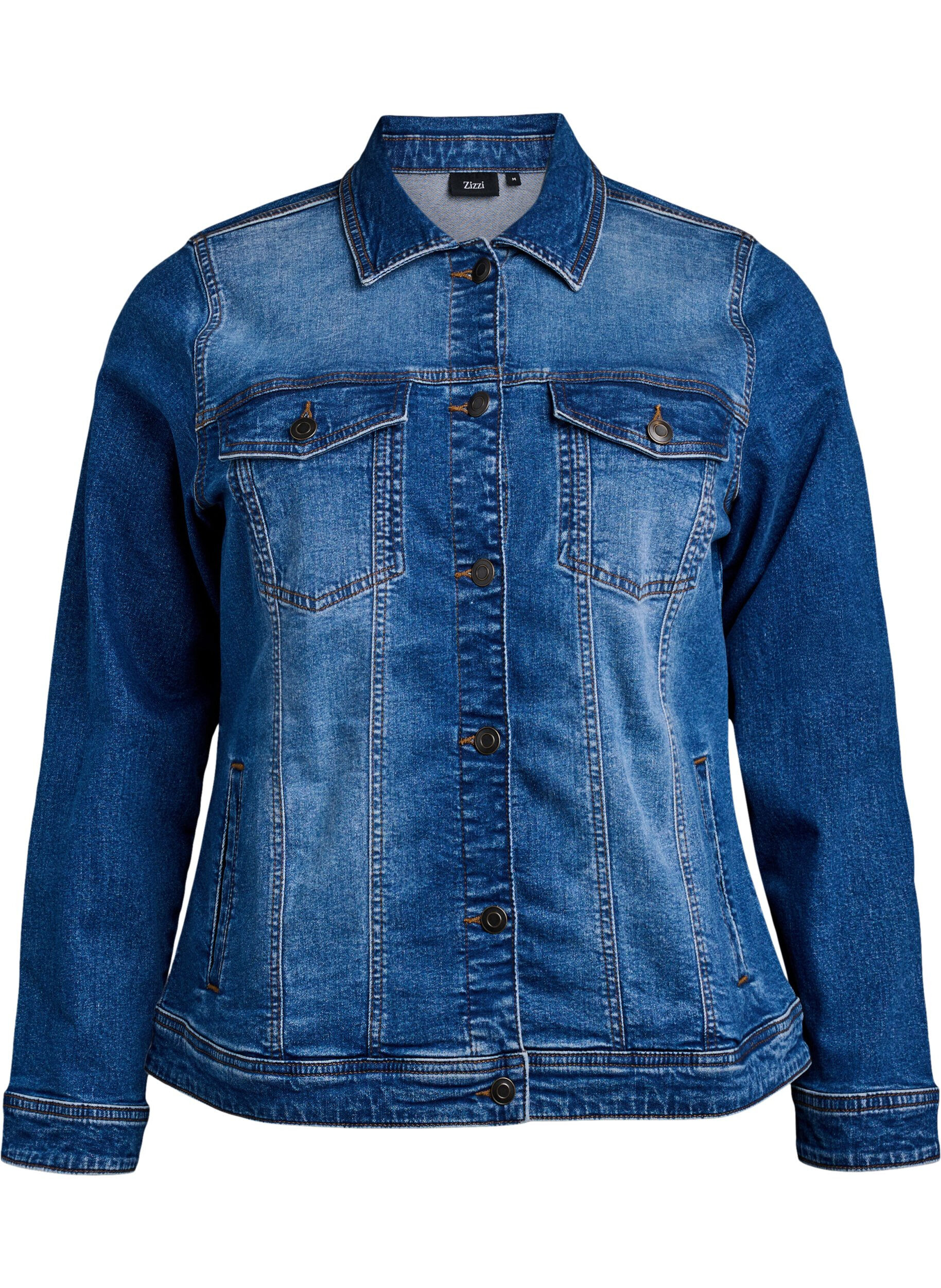 Denim jacket with a classic cut