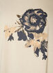 T-shirt with decorative front print, Vanilla, Packshot image number 2