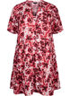 Cotton dress with floral print, Pink AOP Flower, Packshot image number 0