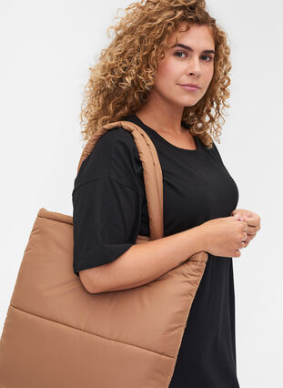 Bag with shoulder strap, Rubber, Model image number 0