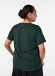 T-shirt with motif, Green, Model image number 2