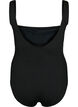 Swimsuit with crepe structure, Black, Packshot image number 1