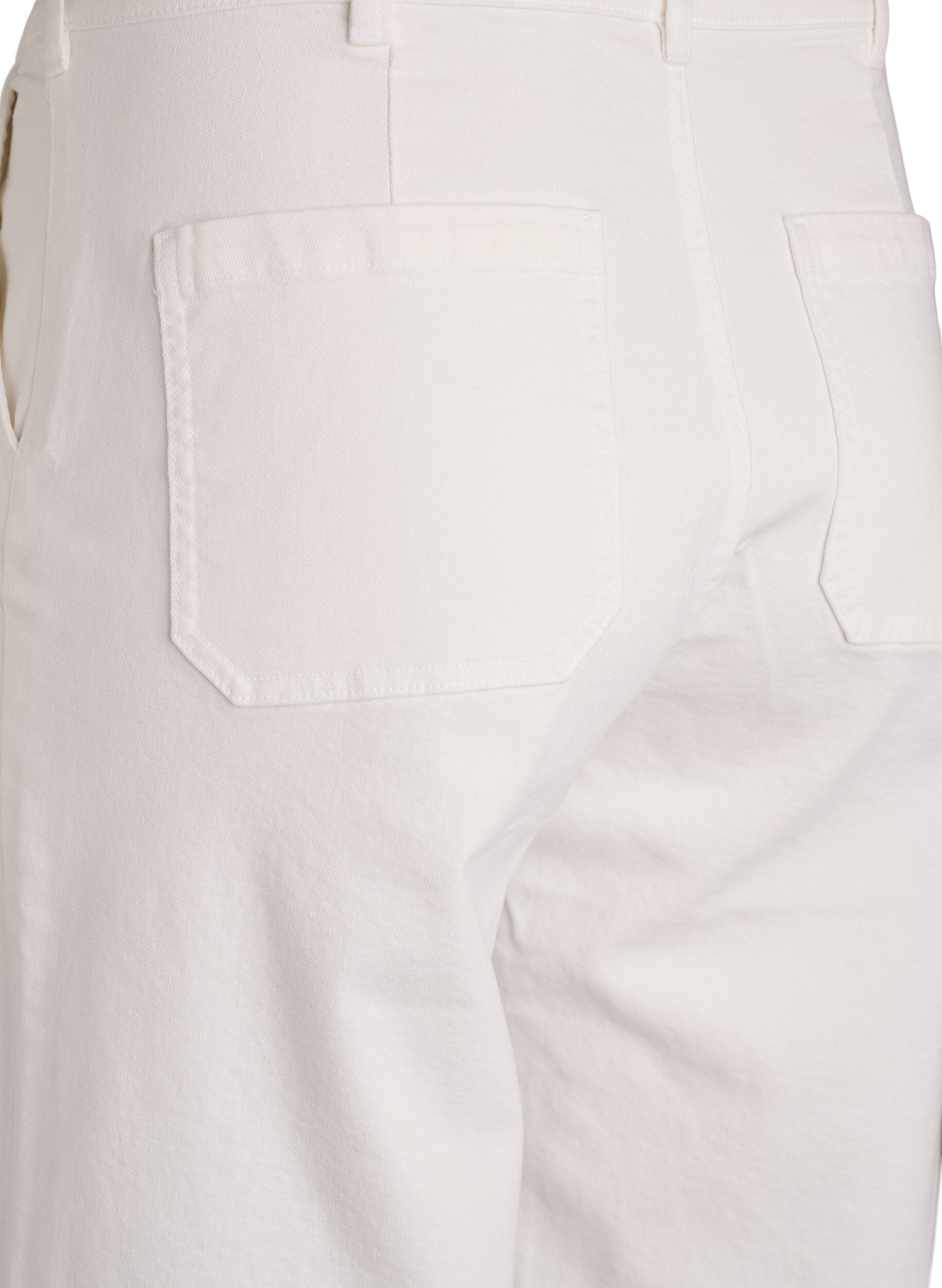 ZizzifashionMyra high-waist wide fit jeans, White, Packshot image number 3