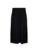 FLASH - Viscose maxi skirt with smocking, Black, Packshot image number 1