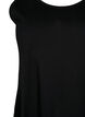 Sleeveless cotton dress with a-shape, Black, Packshot image number 2