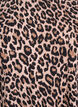 Long-sleeved blouse with leopard print, Brown, Packshot image number 2