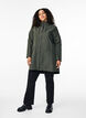 Rain jacket with pockets and a hood, Green, Model image number 1