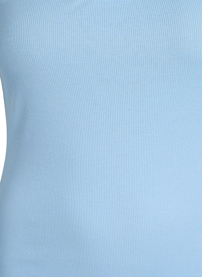 Top with lace trim, Light Blue, Packshot image number 2