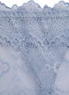 Lace G-string with cross detail at the back, Light Blue, Packshot image number 2