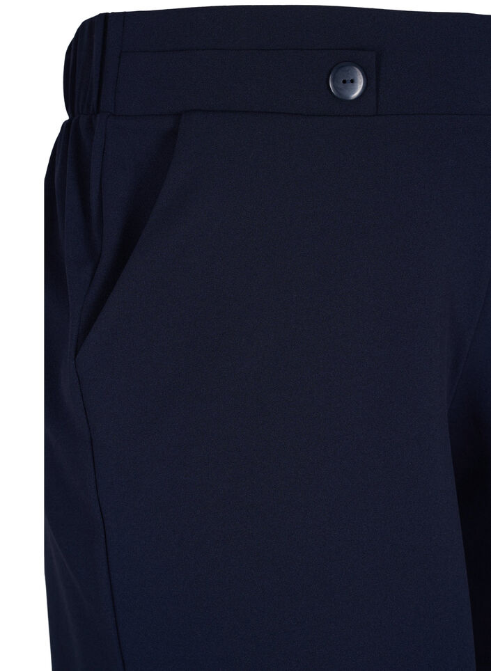 Shorts with pockets and loose fit, Blue, Packshot image number 2