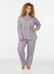 Cotton pyjama shirt with chest pocket, Red, Model image number 1