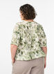 Blouse with print and 1/2 sleeves, Green, Model image number 2