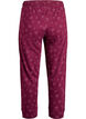 Cotton pyjama trousers with high waist, Dark Bordeaux, Packshot image number 1