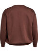 Sweatshirt with front motif, Brown, Packshot image number 1