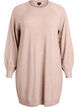 Short knitted dress with raglan sleeves, Beige, Packshot image number 0