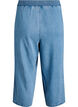 Lyocell culotte trousers with wide legs and denim look, Light Blue, Packshot image number 1