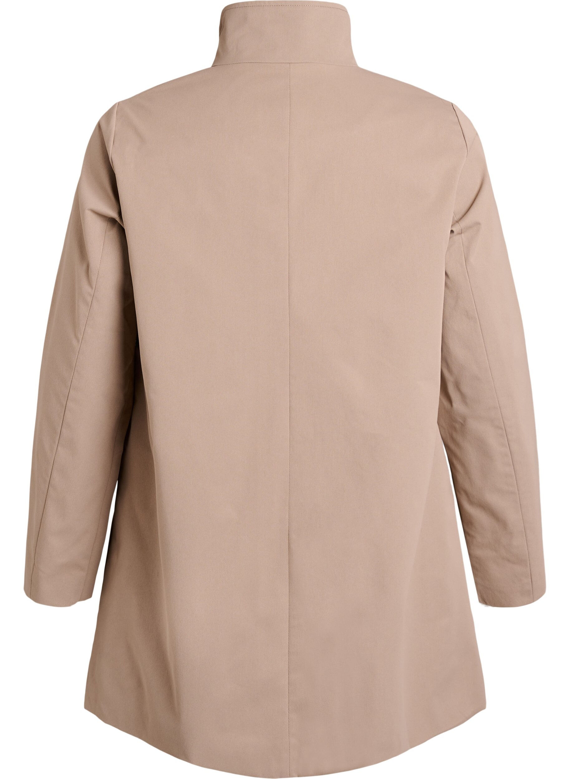 ZizzifashionWater-repellent A-line spring jacket, Grey, Packshot image number 1