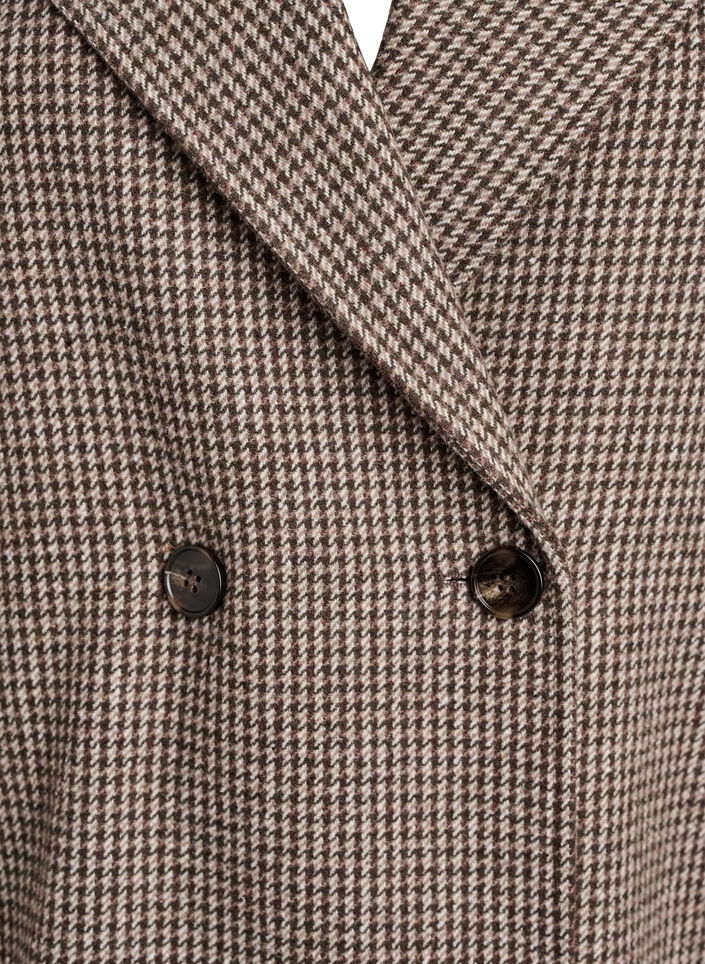 Short double-breasted blazer, Brown, Packshot