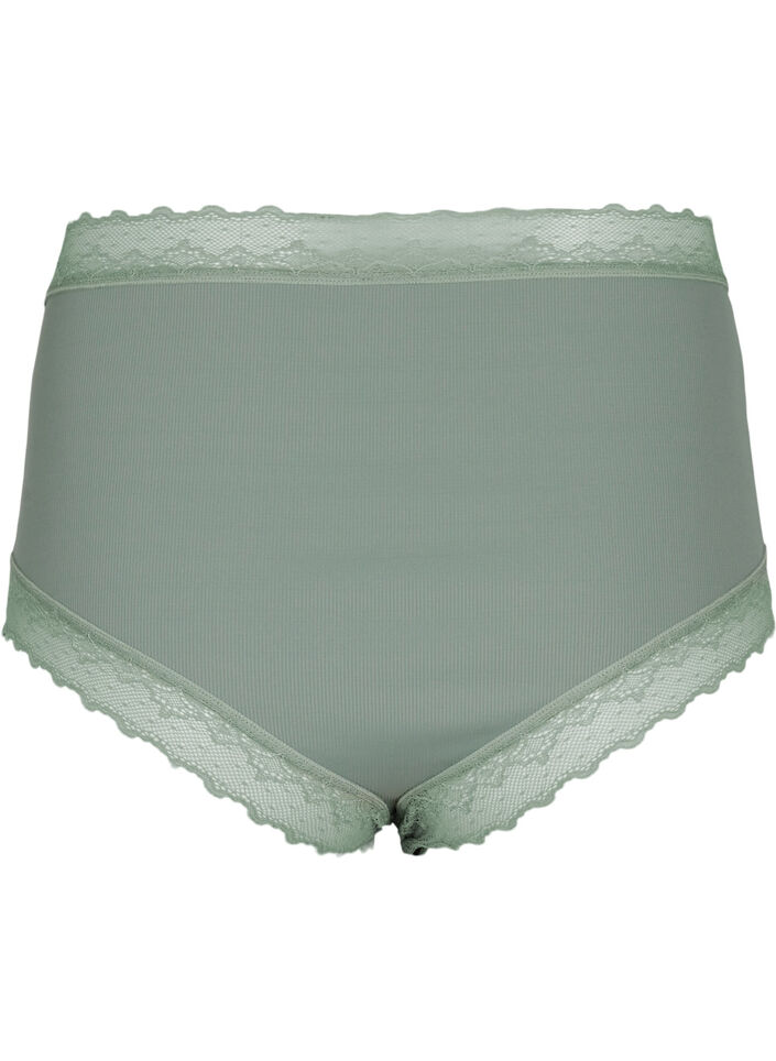 High waisted hipster brief with lace, Laurel Wreath Ass, Packshot image number 1