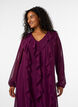 Party dress with ruffle details and V-neck, Red, Model image number 2