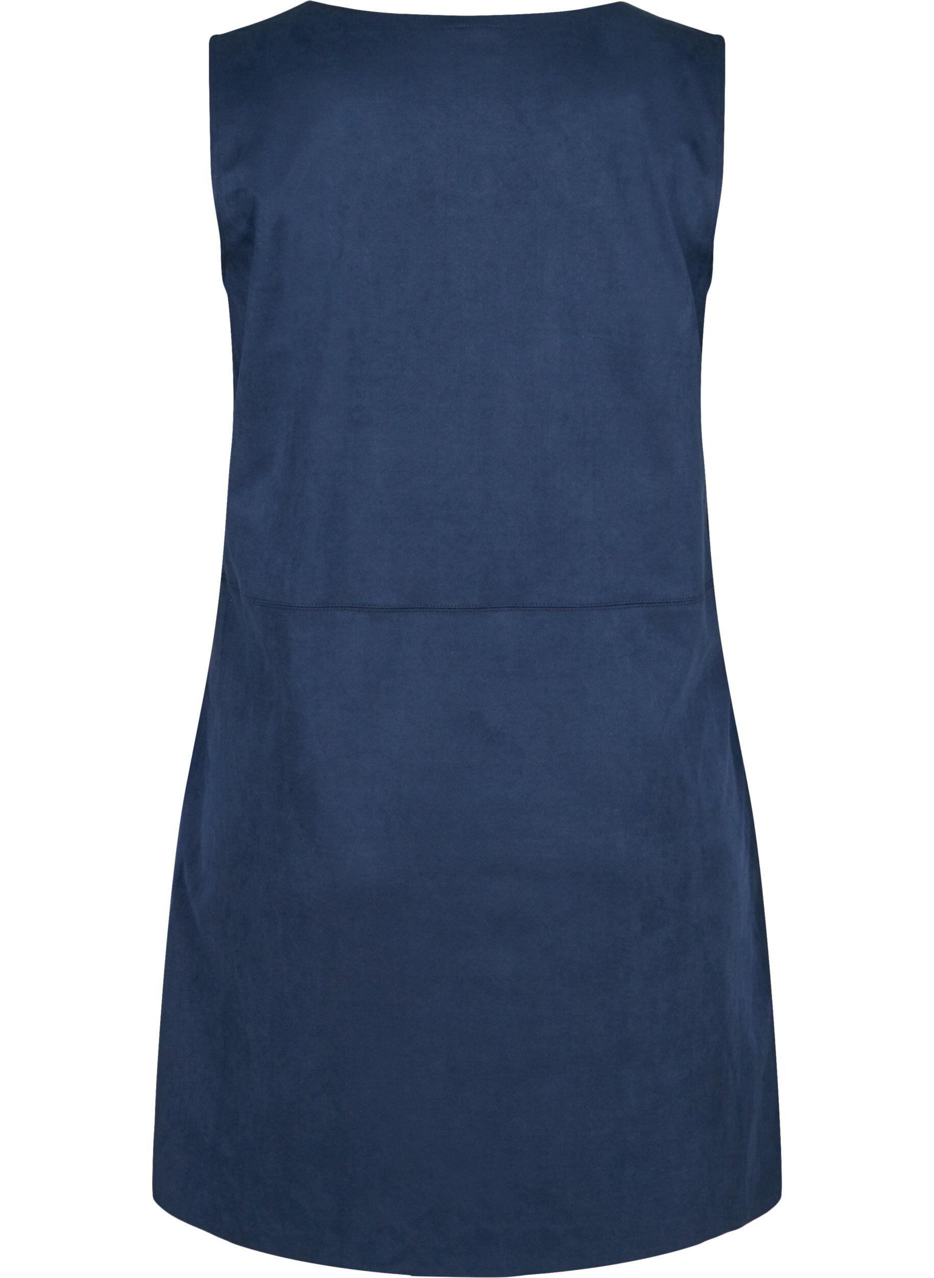 Zizzifashion Sleeveless A-line dress, Dark Blue, Packshot image number 1