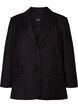Pinstripe blazer, Black W. Pinstripe, Packshot image number 0