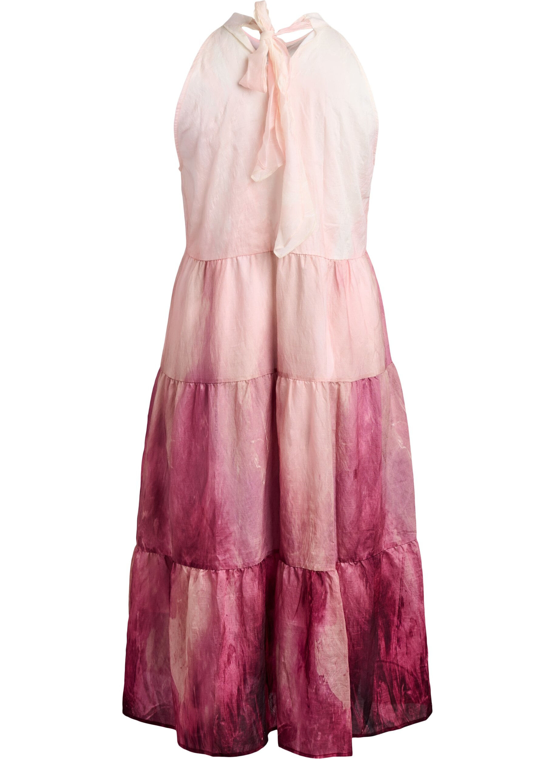 Zizzifashion Midi halterneck dress, Rose, Packshot image number 1