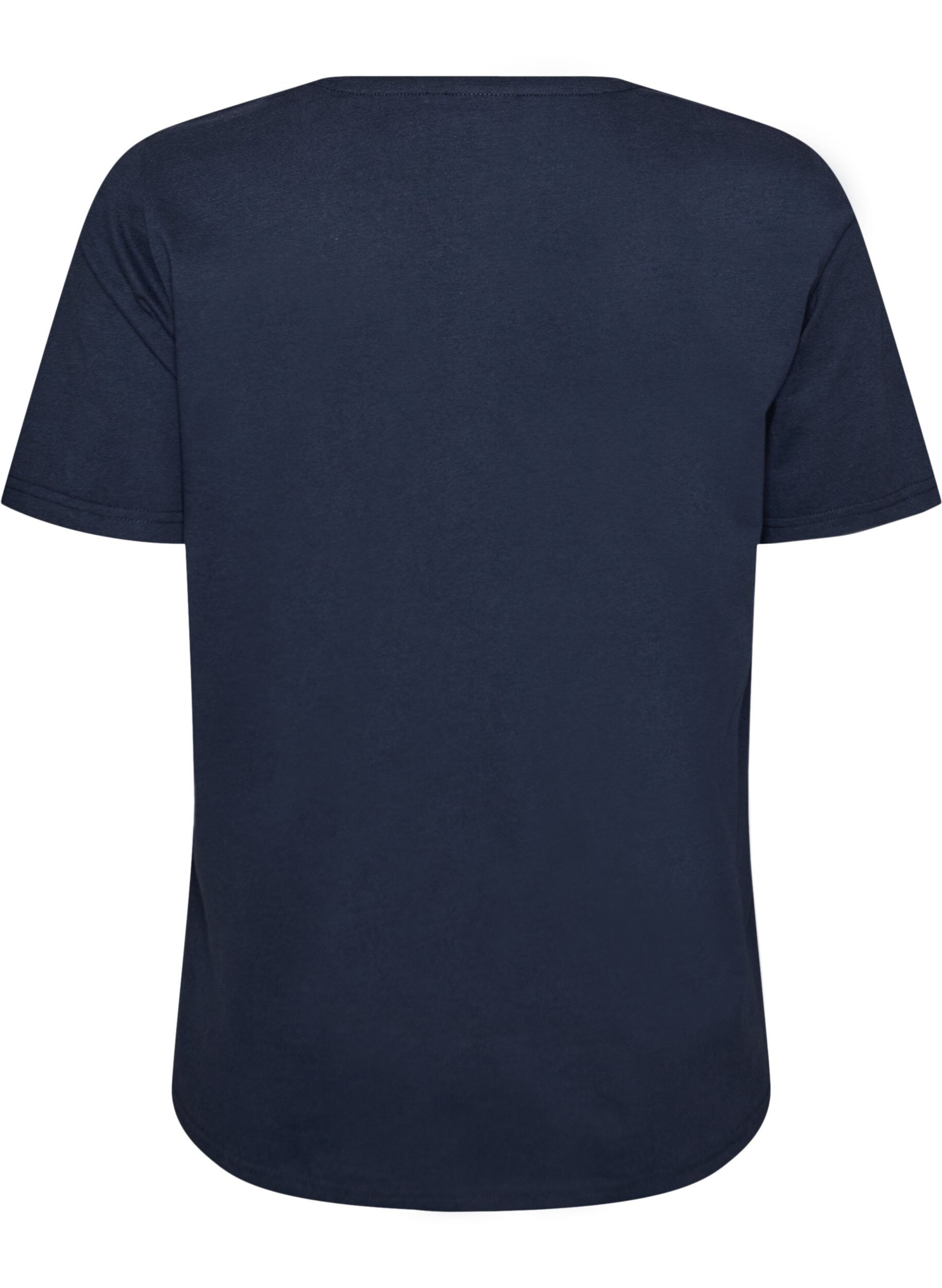 Zizzifashion T-shirt with motif, Blue, Packshot image number 1