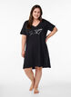 Organic cotton nightgown with v-neck, , Model image number 1
