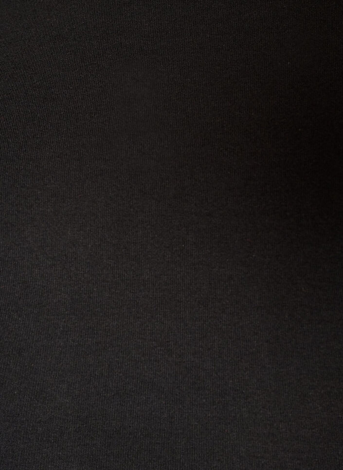 Long-sleeved basic T-shirt with a round neck, Black, Packshot image number 2