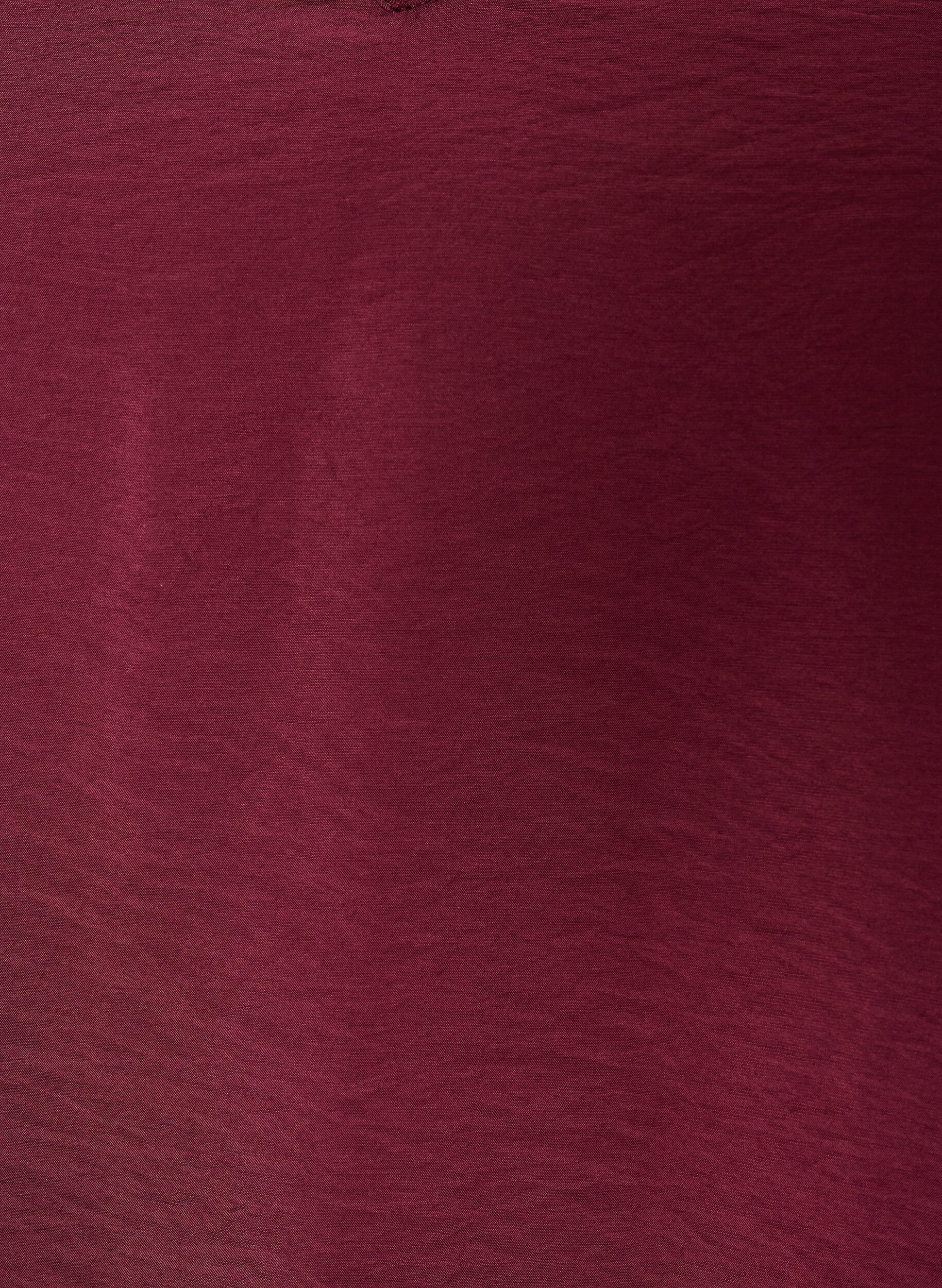 ZizzifashionBlouse with balloon effect and chiffon details, Red, Packshot image number 2
