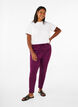 Cropped Maddison trousers, Purple, Model image number 0